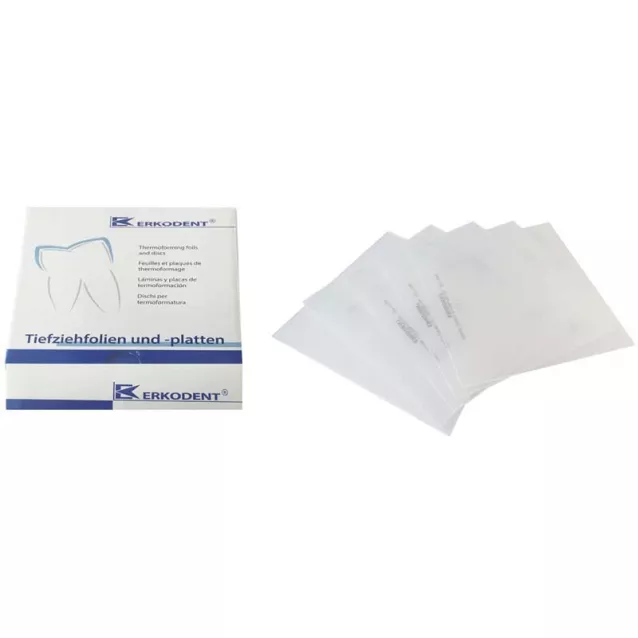 Erkoflex 95 Transparent Plaques Carrées 4 Mm - Erkodent - 03-432