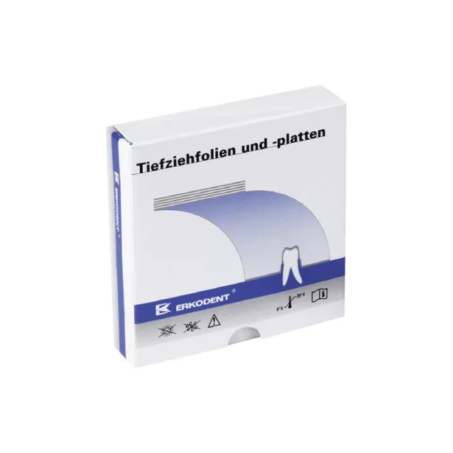 Erkodur Transparent + Espaceur Plaques Rondes  5 Mm - Erkodent - 03-499 Erkodur Transparent + Espaceur Plaques Rondes  5 Mm - Erkodent - 03-499