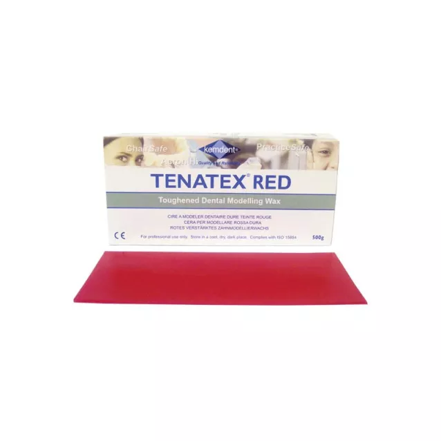 Cire À Modeler Rouge - La Boîte De 500 G - Tenatex - 04-073