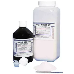 Mega Press Lv Le Flacon De 100 G De Poudre Clear - Megadental - 09-244