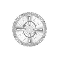 Disques Flex crantés - Edenta