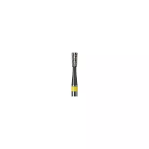 Fraises  Tungstène Pm Bague Jaune Denture 30 Cône Renversé - Edenta - 10-529 Fraises  Tungstène Pm Bague Jaune Denture 30 Cône Renversé - Edenta - 10-529