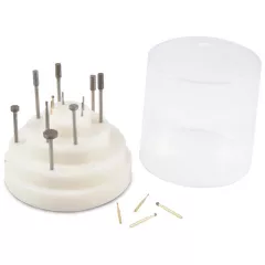 Porte-Fraises Autoclav.Rond+Couvercle - Larident - 10-858 Porte-Fraises Autoclav.Rond+Couvercle - Larident - 10-858