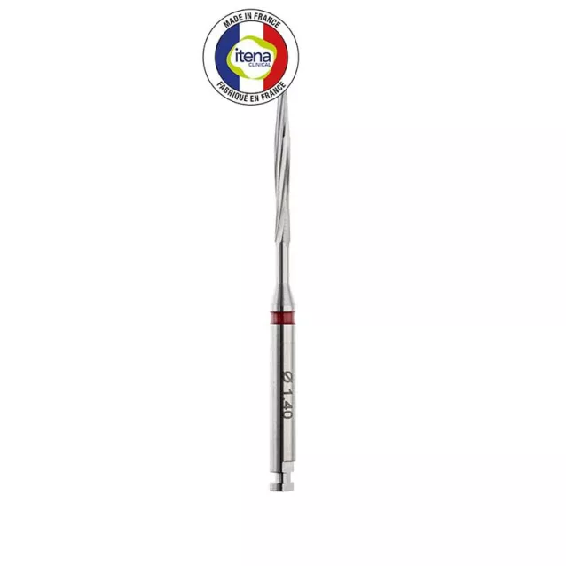 Forets Cylindro-Coniques Dentoclic Longueur - 36Mm N°4 Rouge (4) - 14-401