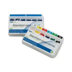 Pointes Papier Iso Taper 4% N°15 Longueur 30Mm Kent Dental - 16-449