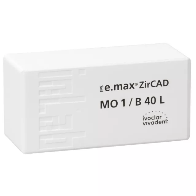 Ips E.Max Zircad Mo (Opacité Moyenne) B40L 2 - Ivoclar - 42-2391 Ips E.Max Zircad Mo (Opacité Moyenne) B40L 2 - Ivoclar - 42-2391