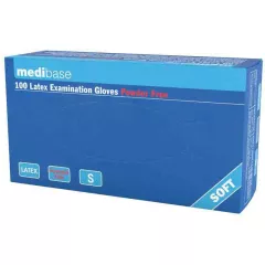 Protections de la personne Gants d’examen en latex sans poudre  - Medibase