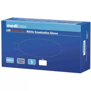 Gants Nitrile Blanc Medibase - Taille S - 50-864