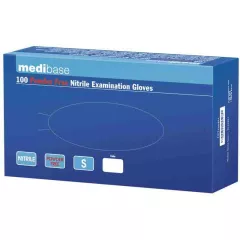 Gants Nitrile Blanc Medibase - Taille S - 50-864