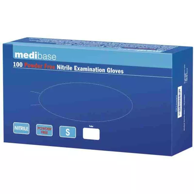 Gants Nitrile Blanc Medibase - Taille S - 50-864