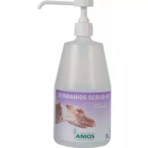 Dermanios Scrub H.F. Le Bidon De 1 Litre Avec Pompe Vissée - Anios - 53-028