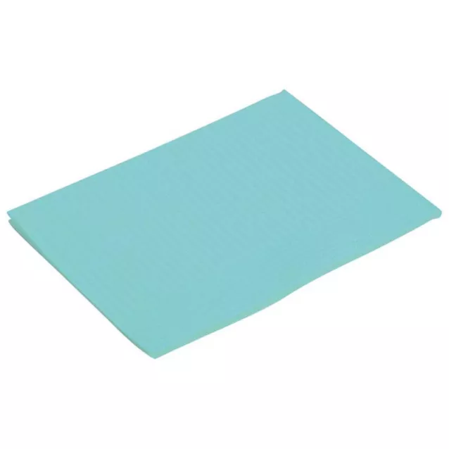 Serviettes Plastifiees 45X33Cm Vert Medibase (500) - 53-036