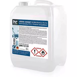 Alcool isopropylique 99,9% - Le bidon de 5L - HC Alcool isopropylique 99,9% - Le bidon de 5L - HC