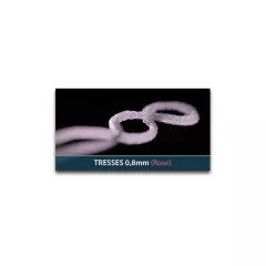 Tresse rose Diamètre 0,8 mm x 150 mm - La boîte de 2 - Fiberforce CST Tresse rose Diamètre 0,8 mm x 150 mm - La boîte de 2 - Fiberforce CST