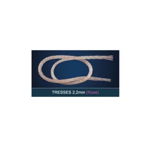 Tresse rose Diamètre 2,2 mm x 150 mm - La boîte de 2 - Fiberforce CST Tresse rose Diamètre 2,2 mm x 150 mm - La boîte de 2 - Fiberforce CST