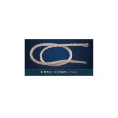 Tresse rose Diamètre 2,2 mm x 150 mm - La boîte de 2 - Fiberforce CST Tresse rose Diamètre 2,2 mm x 150 mm - La boîte de 2 - Fiberforce CST