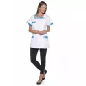 Tunique Monica Blanc Taille 0 - Oury