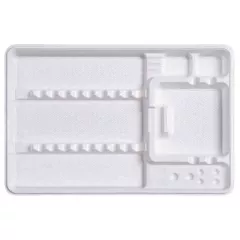 Plat Jet 28X18Cm Compart Stries Med(400) - Medibase