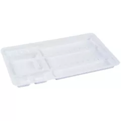 Plat Jet 28X18 Compart Stries Smart(400) - Le lot de 400 plateaux- Smart