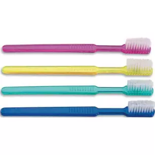 Brosses A Dents Jet. Ass. Medibase (100) - 100 brosses sous emballages individuels- Medibase