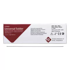Soudure Pd Argent Baguettes (12) - La pochette de 12 baguettes- Produits Dentaires Soudure Pd Argent Baguettes (12) - La pochette de 12 baguettes- Produits Dentaires
