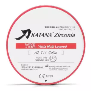 Katana YML-  - kuraray - A2 ZIRCONE- Kuraray Katana YML-  - kuraray - A2 ZIRCONE- Kuraray