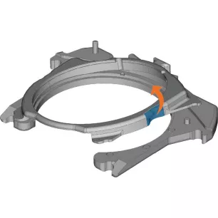 Support disque unitaire pour 5D-2 / S2 - Fiberforce CST Support disque unitaire pour 5D-2 / S2 - Fiberforce CST