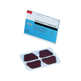 Cire Thermoplastique Impression Compound Plaques Rouge (227G) - KERR - HC-0049