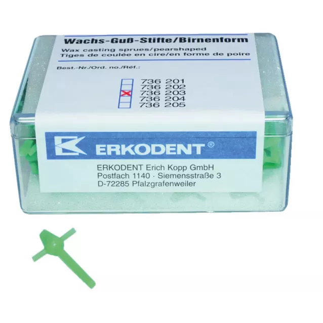 Poires de coulées Erkodent