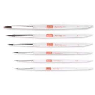 Jeu Pinceau Kolinsky Evo (6) Jeu Pinceau Kolinsky Evo (6)