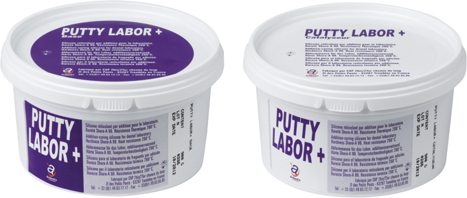 Putty Labor + Les 2 pots de 900 g (1,8 kg) 02-432