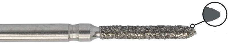 Fraises diamantées Torpille 10-952
