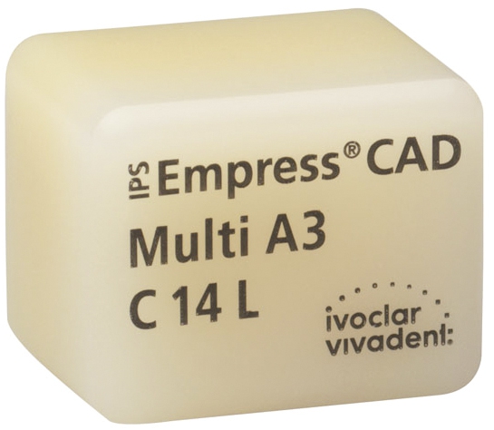 IPS EMPRESS CAD MULTI La boîte de 5 C14L 42-3098