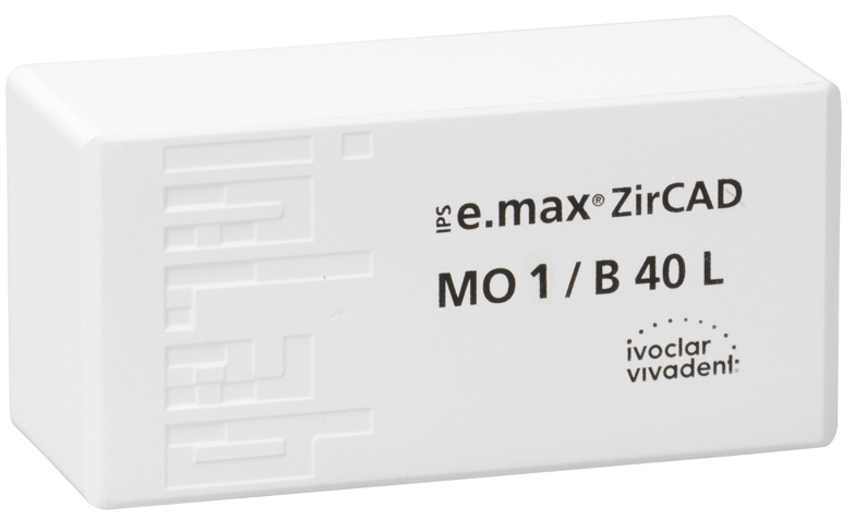 IPS E.MAX ZIRCAD MO (Opacité Moyenne) B40L La boîte de 9 42-2393