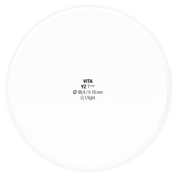 YZ T (TRANSLUCIDE) Color LL Disc vita Le Disc H14 80-957