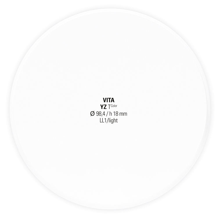 YZ T (TRANSLUCIDE) Color LL Disc vita Le Disc H14 80-956