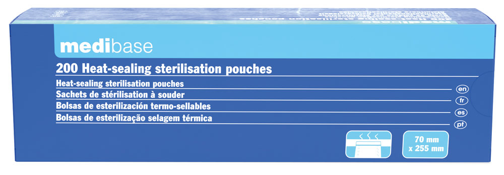 Pochettes de stérilisation Sachet à souder - lot de 200 pochettes 54-080