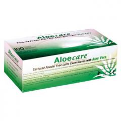 Gants latex Aloecare verts  50-447