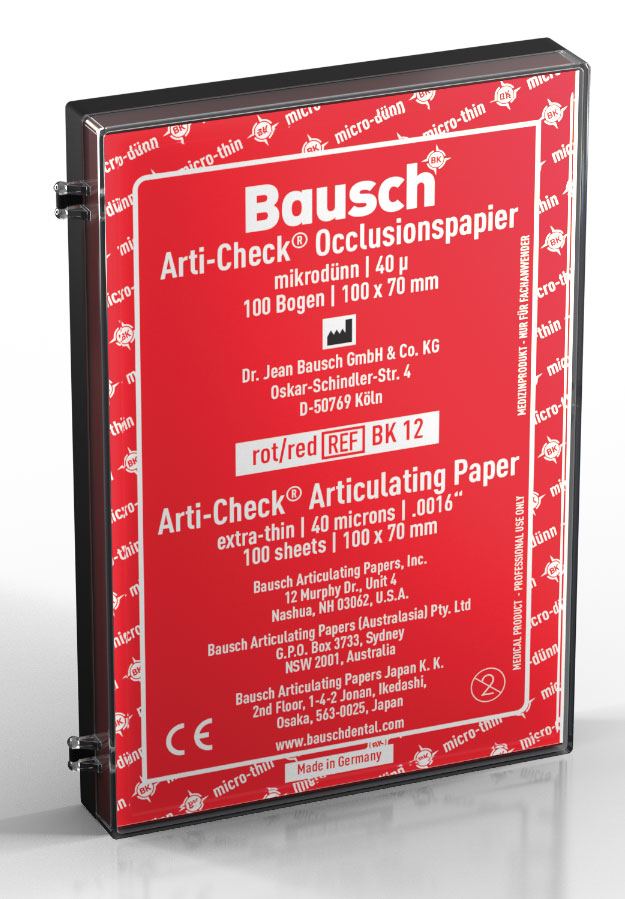 Papier à articuler 200 microns - Boîte bleu BK01 - Bausch
